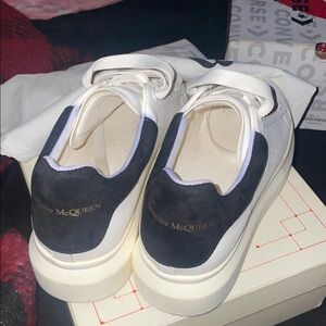Alexander McQueen White and Black Sneakers